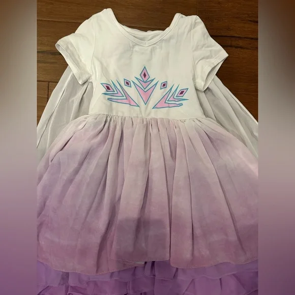 Taylor Joelle Disney Elsa with cape size 4 Ombré Layered Dress HTF - Picture 2 of 4